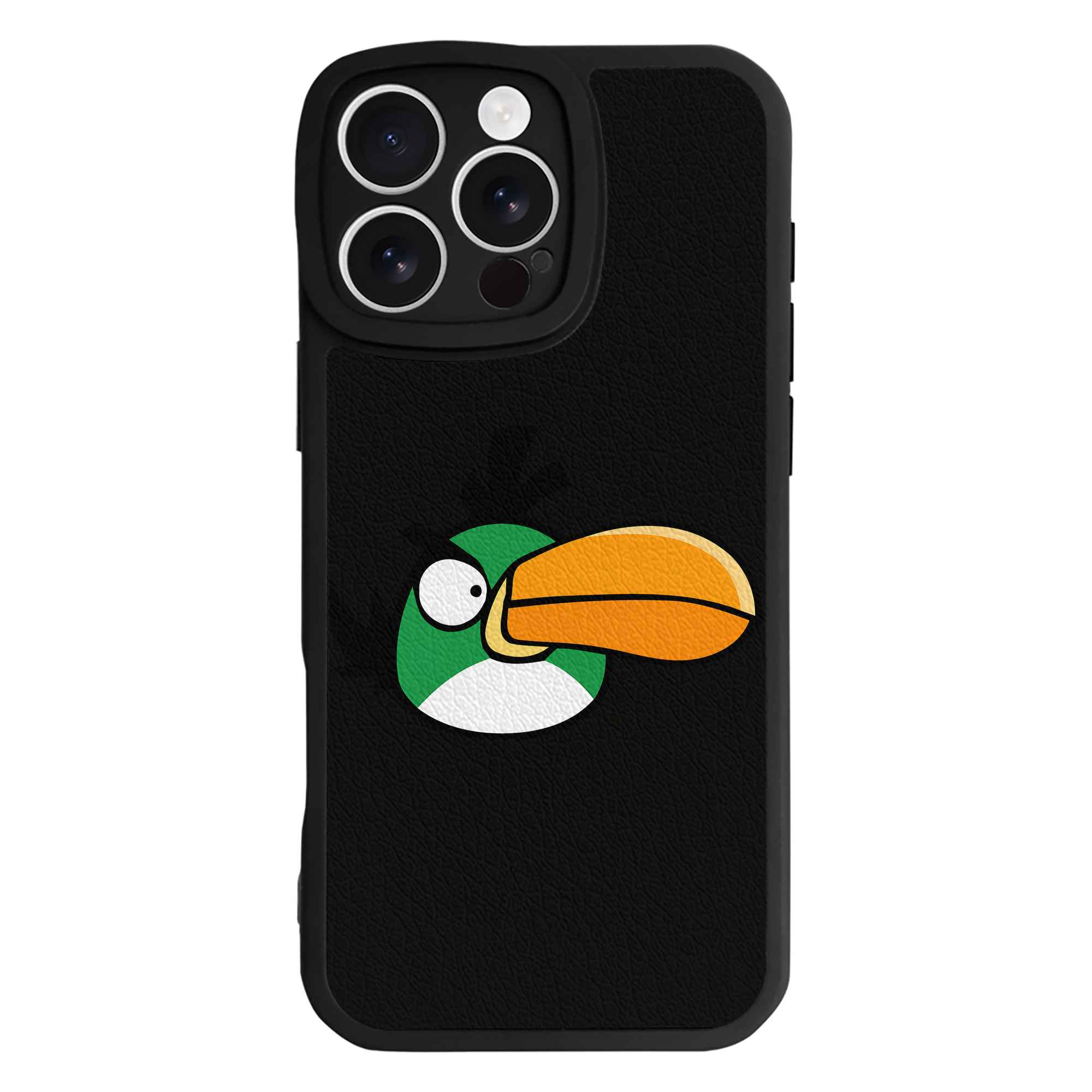 （画像用） Angry Birds アングリーバード 【iPhone 16シリーズ対応】シリコンスマホケース（レザー調） 材質：シリコン